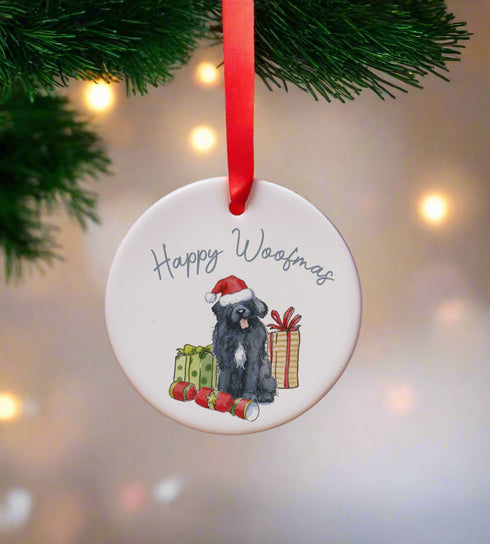 Newfoundland Ceramic Circle Decoration